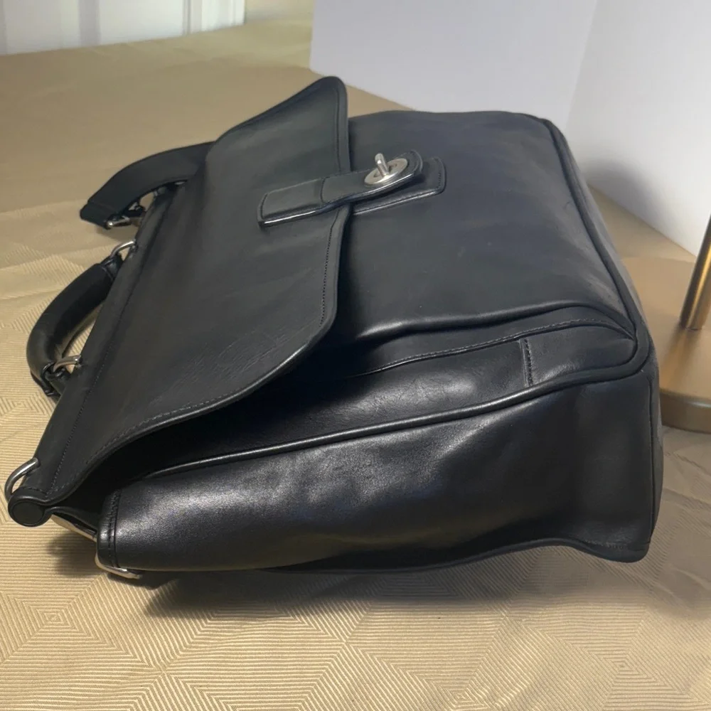 Vintage Coach Beekman Messenger/Laptop Shoulder Briefcase - Picture 8 of 15
